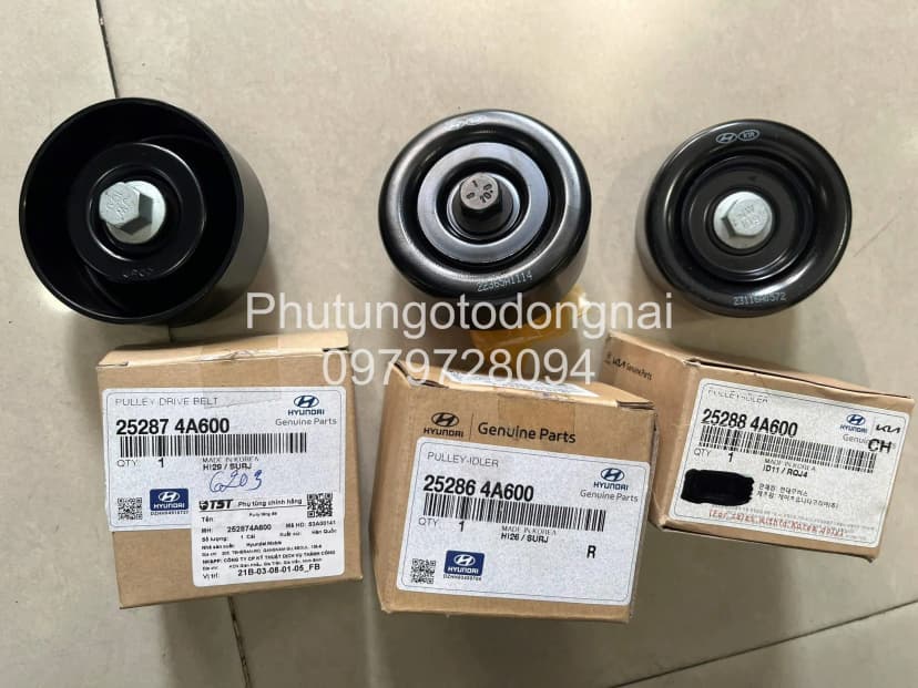 Phụ kiện 252864A600 252874A600 252884A600 puly đỡ đai tổng (curoa tổng)
