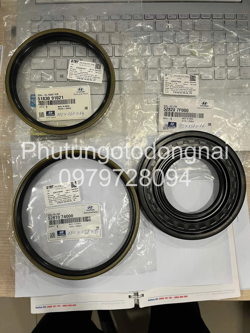 Phụ kiện 528207F000 5183091021 5281074000 phốt bánh trước sau trong ngoài